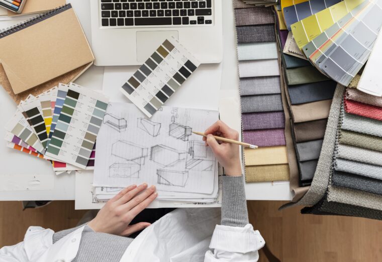 Proceso de diseño de muebles en el diseño de interiores en Madrid